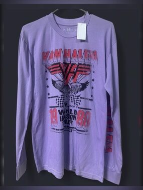 Van Halen Lavender Long-Sleeve Graphic Tee